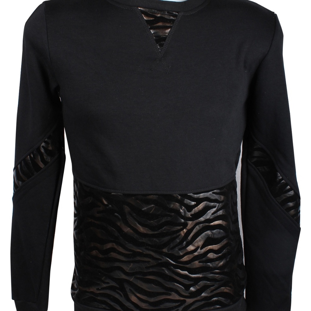 NEW Tiger Detail Pullover Sweatshirt